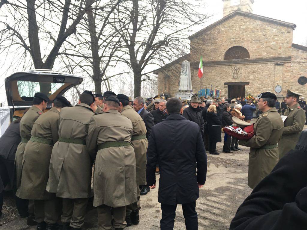 Funerali generale Castagnetti a Veleia 2018