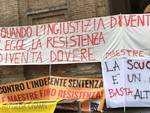 La protesta delle maestre a Parma