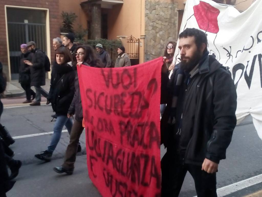 Manifestazione antagonista contro il fascismo