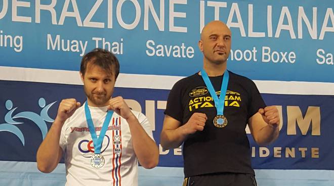 il podio di Davide Bacci nel kick-light al Criterium di Rimini