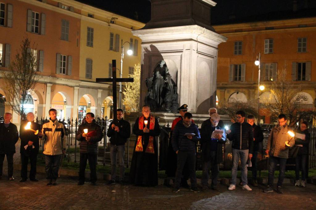 La via Crucis del Venerdì Santo in centro a Piacenza