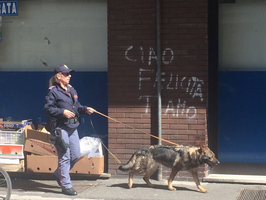 Controlli nella zona della stazione