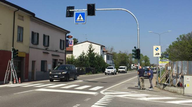 Il semaforo a Fontana Fredda