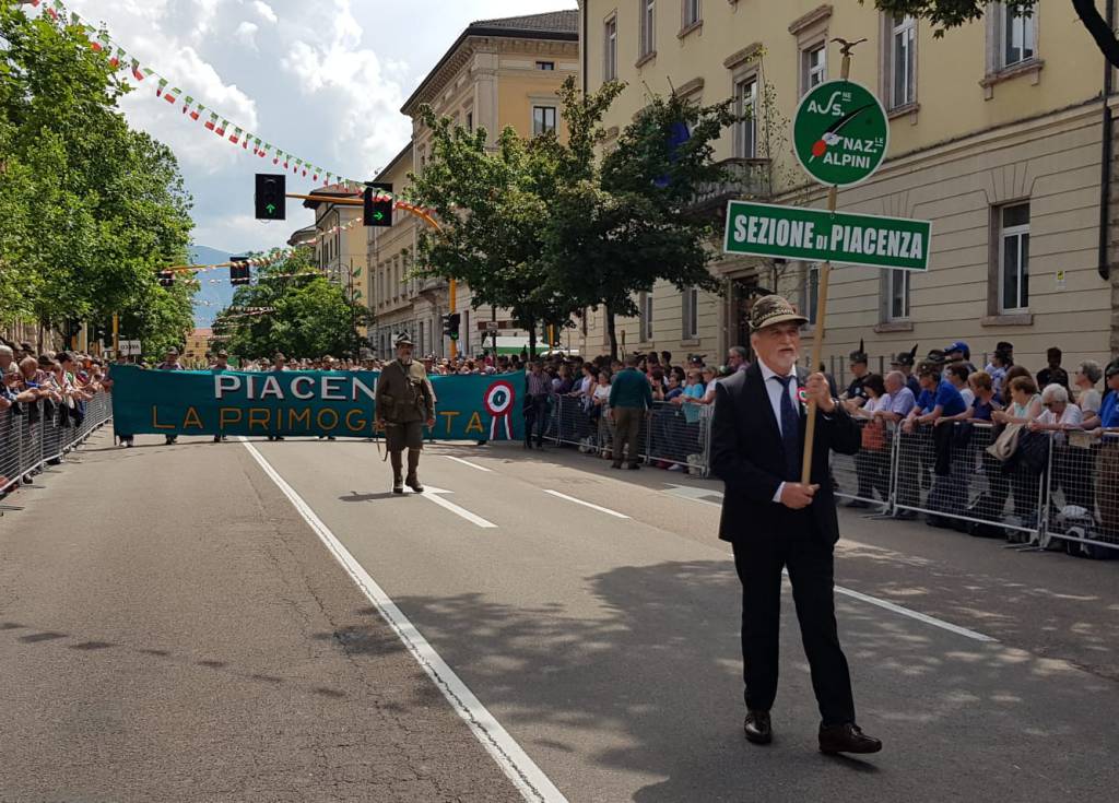 Gli alpini di Piacenza all'Adunata nazionale di Trento