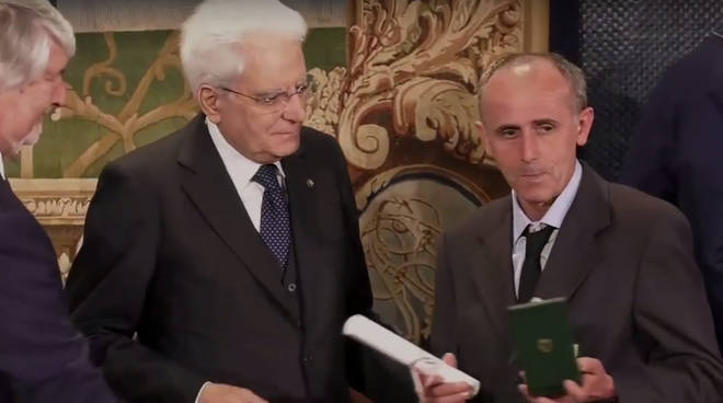 Il fratello di Luigi Albertelli riceve dal Presidente Mattarella la Stella alla memoria