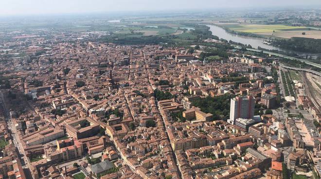 Piacenza dall'alto