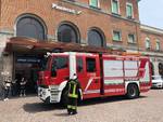 Soccorsi alla stazione ferroviaria