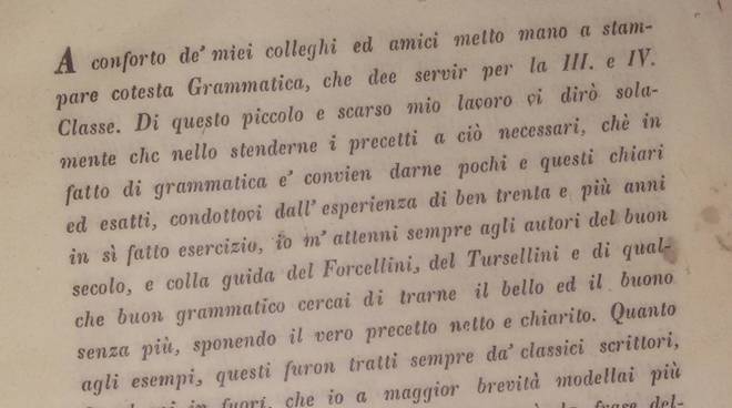 La grammatica ritrovata