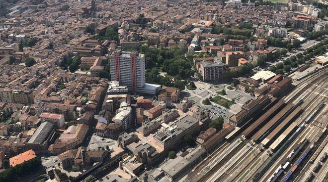 Piacenza vista dall'alto