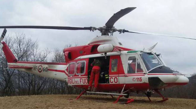 elicottero vigili del fuoco