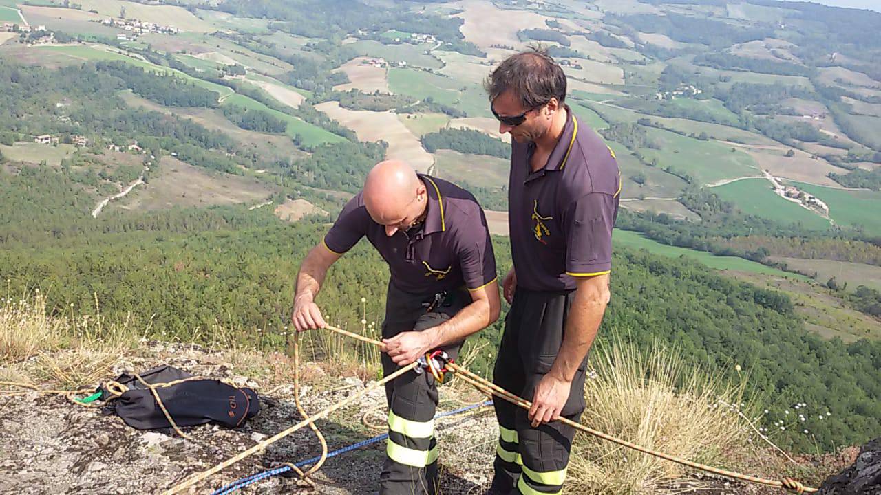 Vigili del fuoco alla Perduca