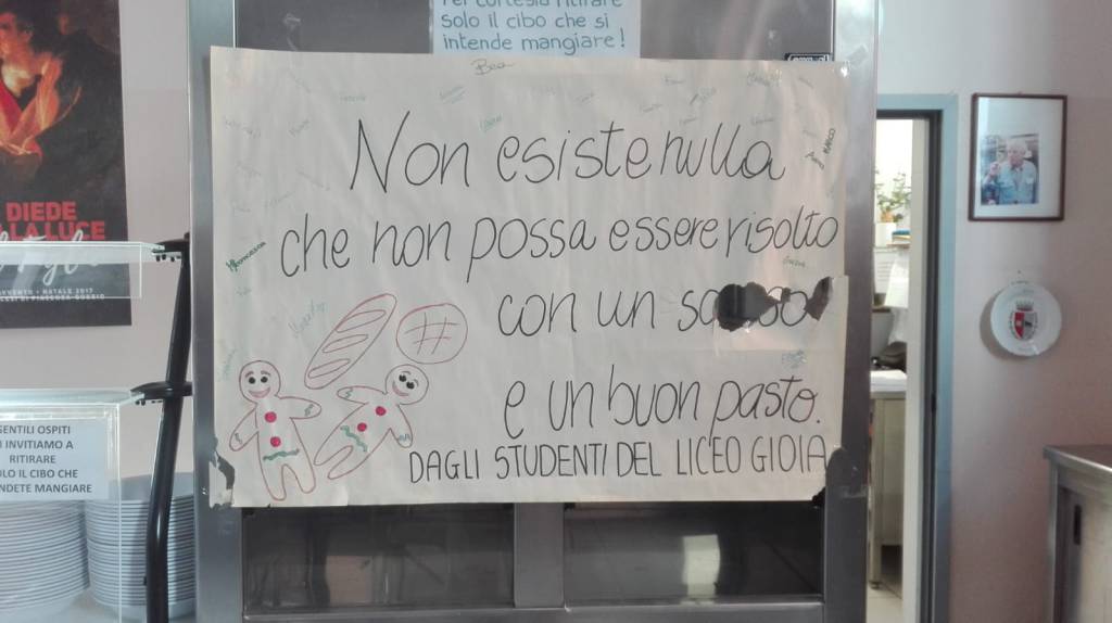 La redazione del Civico 11 alla mensa della Caritas