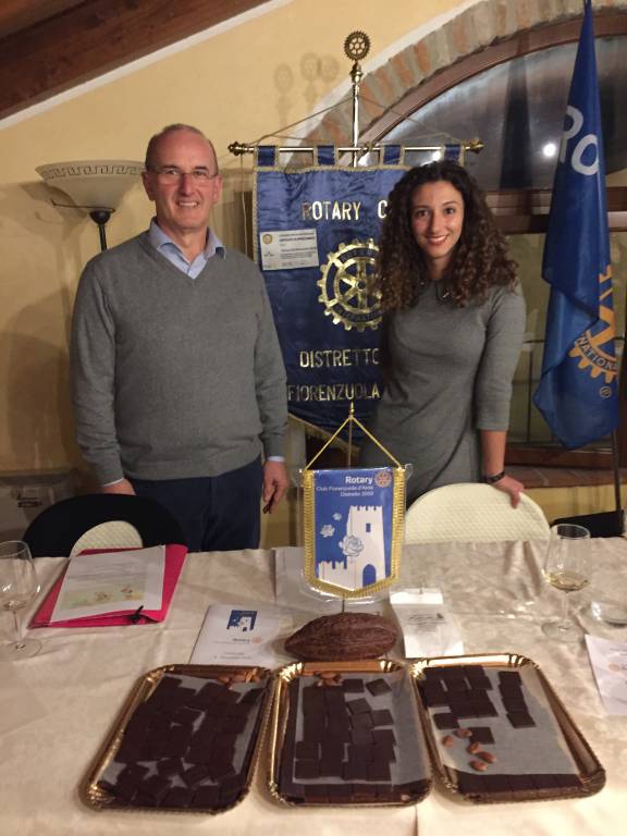 Rum e cioccolato alla conviviale del Rotary Fiorenzuola