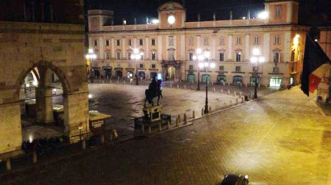 Piazza Cavalli a Piacenza