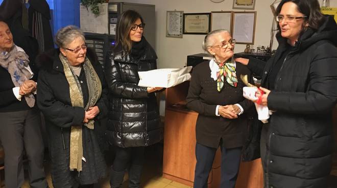 Visita dei circoli anziani del sindaco Barbieri e assessore Sgorbati