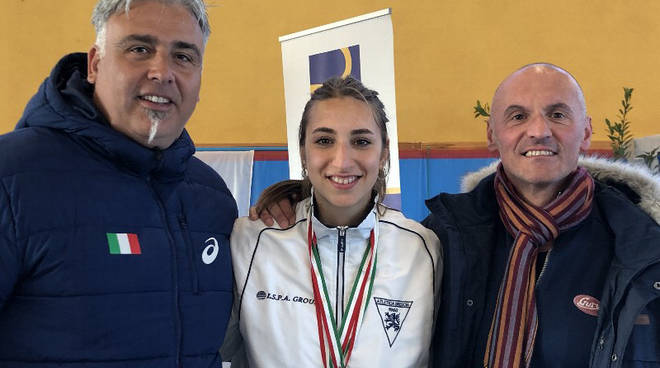 Agata Gremi con Nicola Vizzoni e Lorenzo Garganese