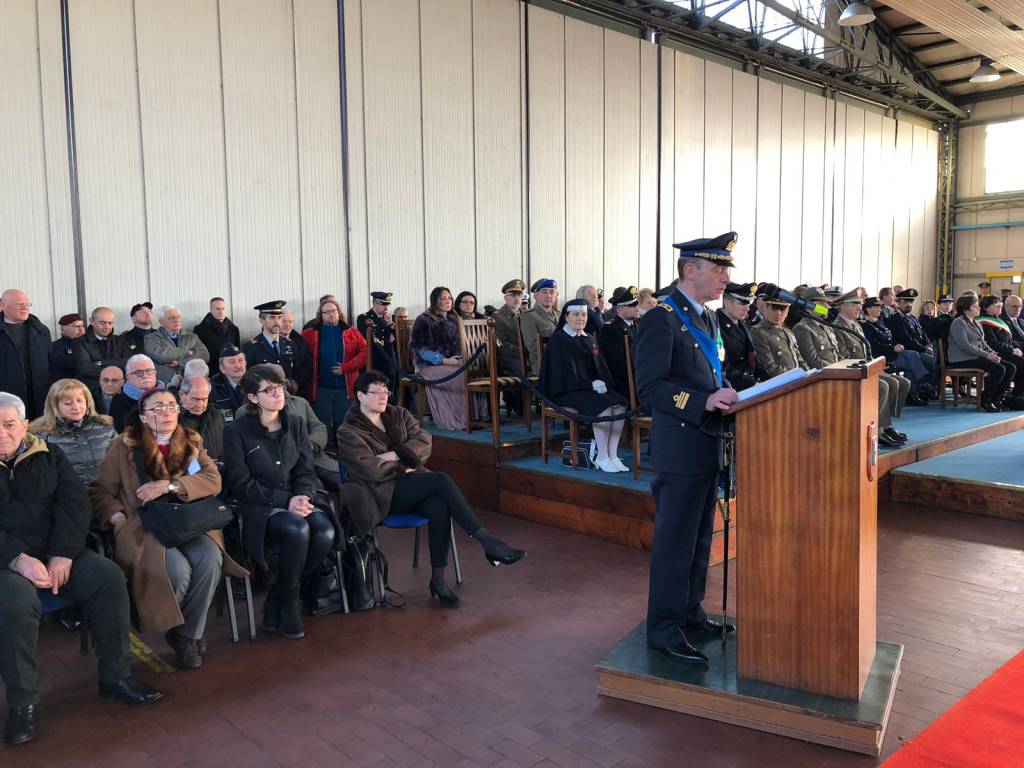 Cambio della guardia al comando dell'aeroporto di San Damiano