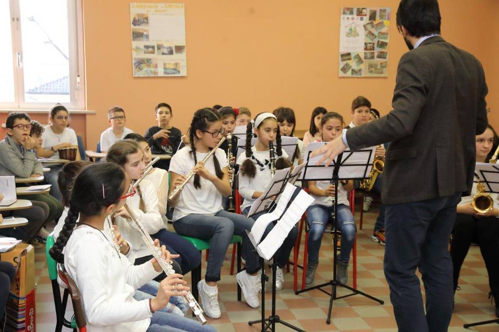 L'incontro tra il Sindaco e i bambini del 4° circolo