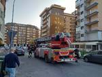 vigili del fuoco per calcinacci caduti Cheope