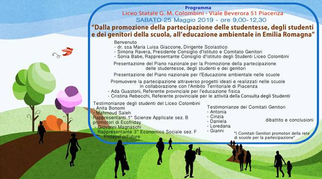 \"Dalla promozione della partecipazione delle studentesse, degli studenti e dei genitori della scuola, all\'educazione ambientale in Emilia Romagna\"
