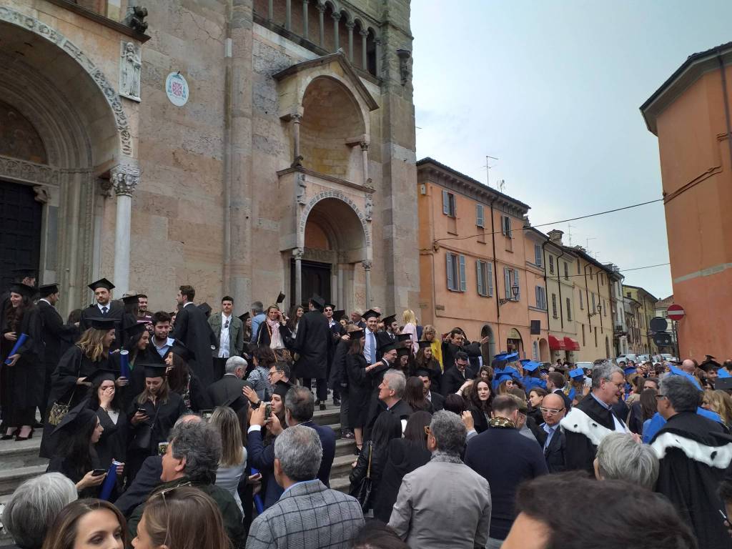 La festa dei neolaureati della Cattolica