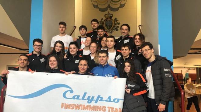 Calypso Piacenza nuoto pinnato