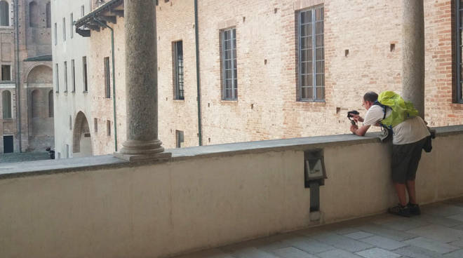 I blogger inglesi a Palazzo Farnese