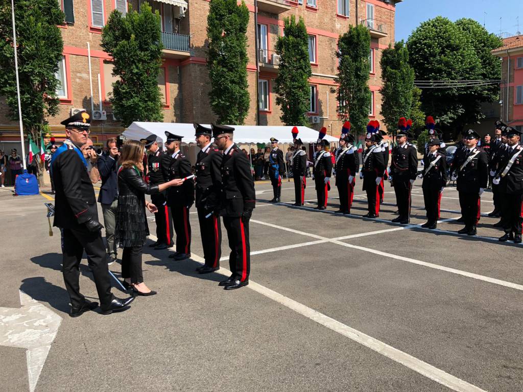 La festa dell'Arma dei carabinieri a Piacenza 