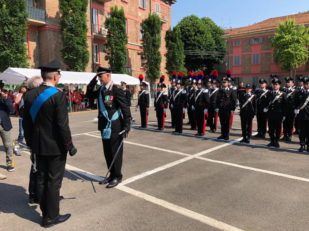 La festa dell'Arma dei carabinieri a Piacenza 