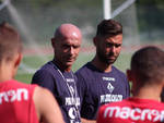 Arnaldo Franzini durante il ritiro (foto Piacenza Calcio)