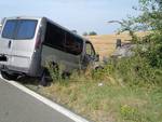 incidente Piozzano auto ribaltata