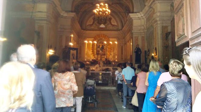 La celebrazione alla Chiesa di Montebolzone