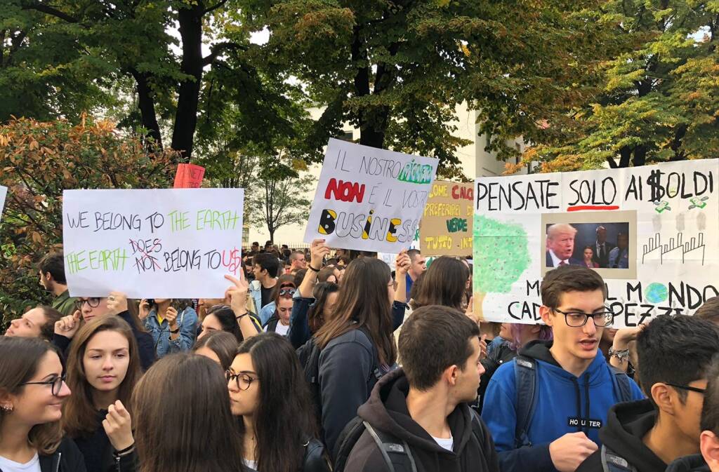 Il corteo di Fridays for Future a Piacenza