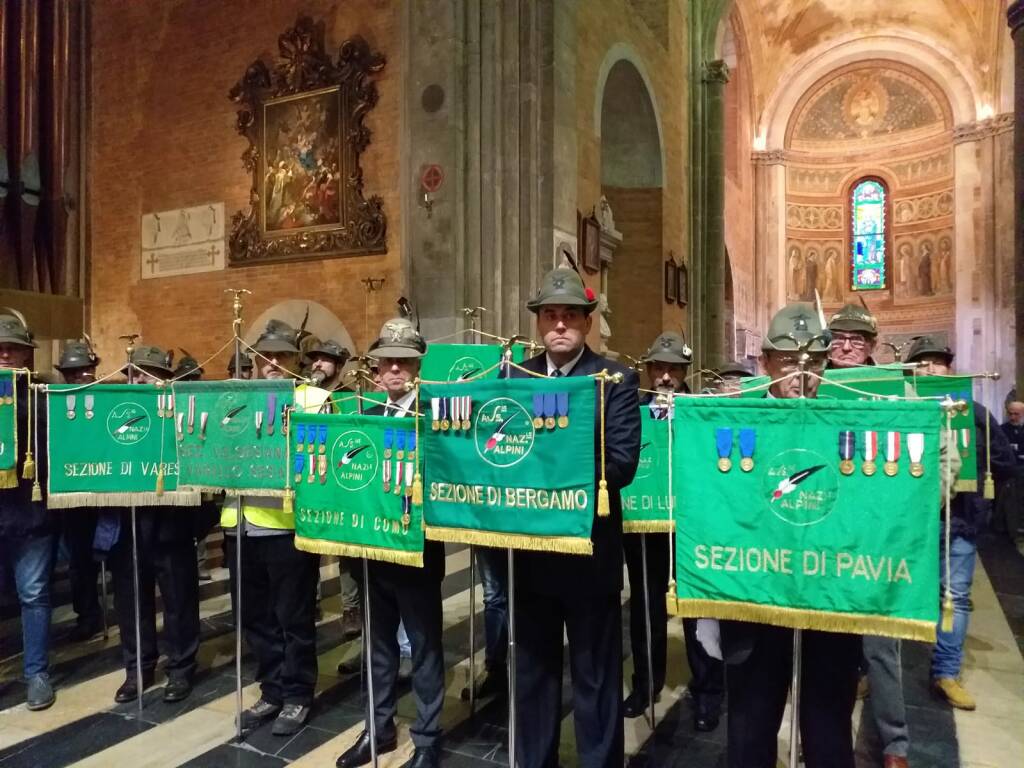 Raduno degli Alpini, la messa col vescovo in Duomo