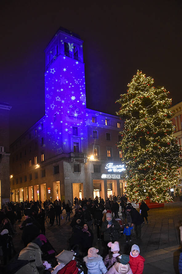 Le luci del Natale a Piacenza
