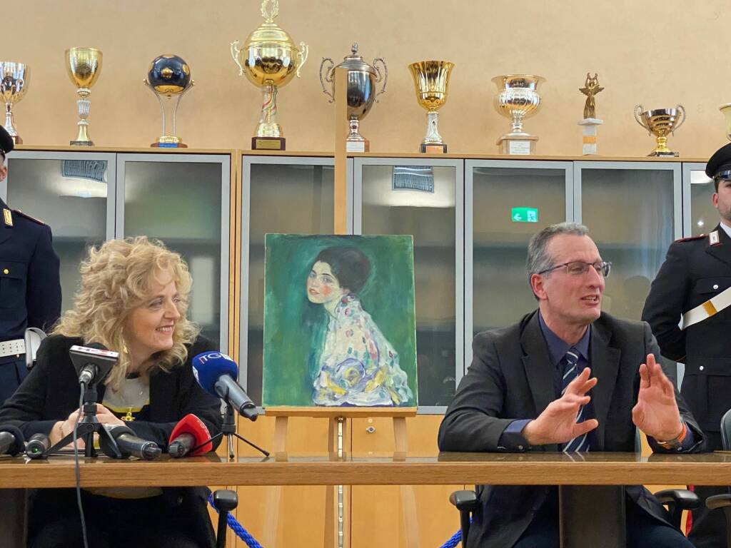 Autentico il Klimt ritrovato, conferenza stampa in Banca d'Italia