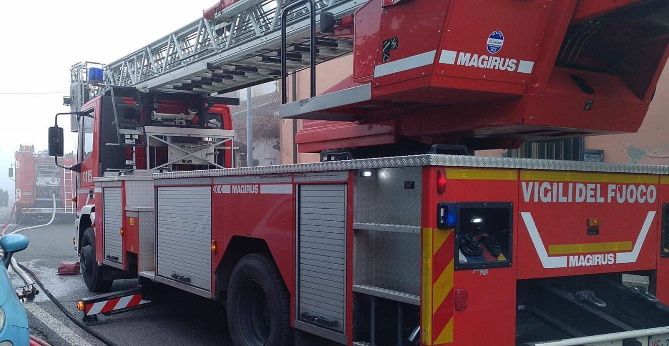 Incendio a Castelsangiovanni