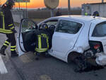 L'incidente lungo strada Agazzana