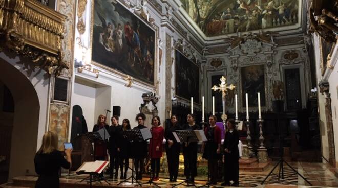 La redazione del Civico 11 al concerto della Fondazione Pia Pozzoli in Sant'Antonino