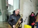 Sit in per la pace in piazza cavalli