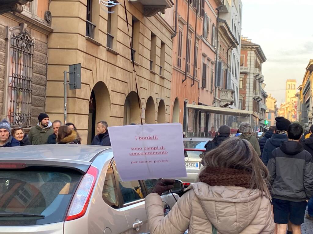 Corteo contro la prostituzione