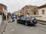 Incidente tra auto e scooter in via Boscarelli 