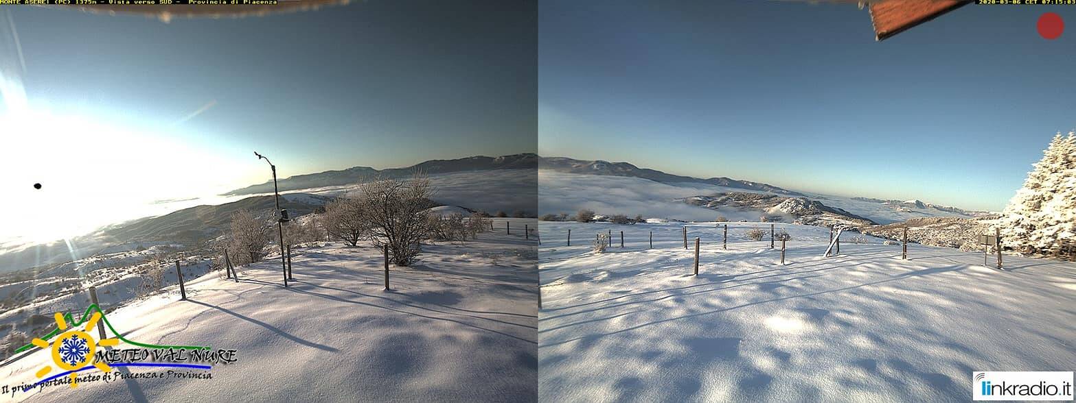 nevicata sulle montagne piacentine 6 marzo