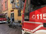 incendio in via Legnano 