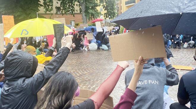 Black lives matter, la manifestazione a Piacenza