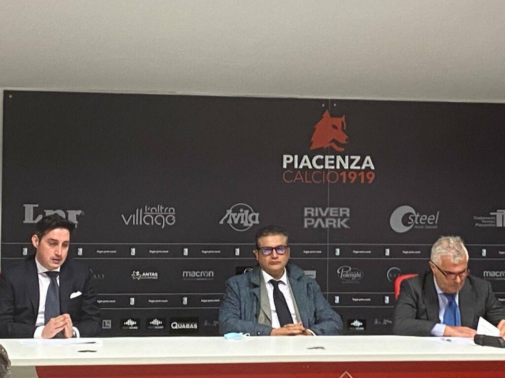 Conferenza stampa Pighi Piacenza calcio