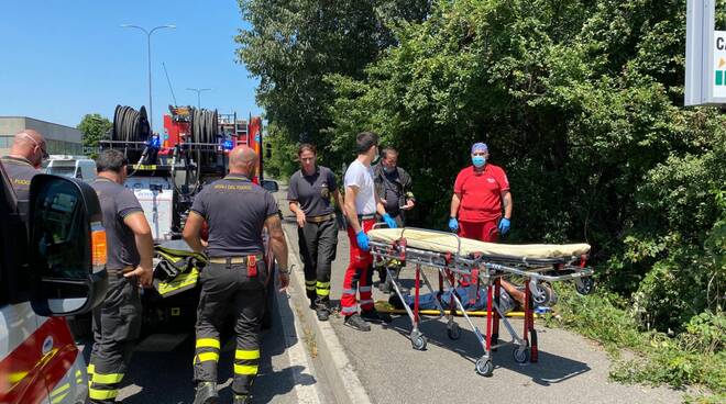 Vigili del fuoco intervento