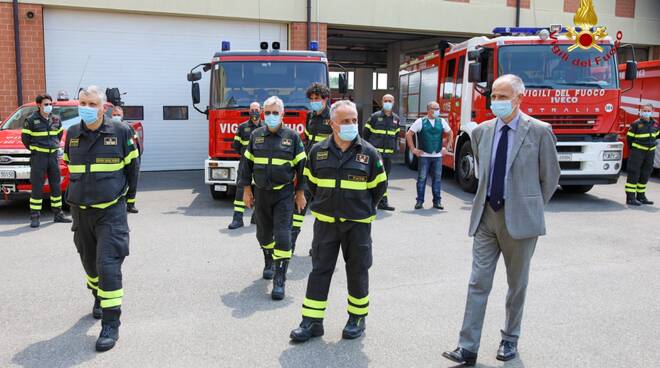 Visita vigili del fuoco