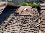Crolla il tetto al Municipio di Travo