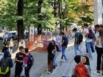 Primo giorno di scuola a Piacenza